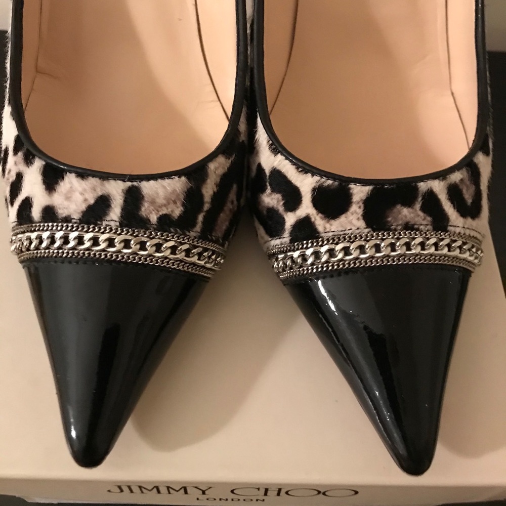 Jimmy Choo leopard pony hair heels - Picture 6 of 6